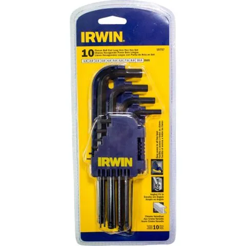 T10757 Irwin Insexnyckel 10 nycklar, 1,5-8 mm Nedsatt pris